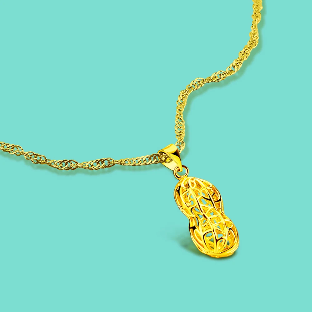 Креативное женское ожерелье из серебра 925 пробы с золотым наполнителем кулон