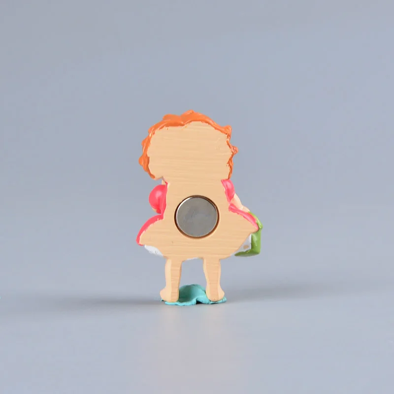 Koteta Cartoon Hayao Miyazaki Anime Resin Figures Mini Ponyo 3D Fridge Magnets for Kids Home Refrigerator Decor Children Gifts | Игрушки и