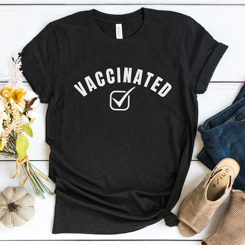 

Футболка женская с принтом карантина и коротким рукавом