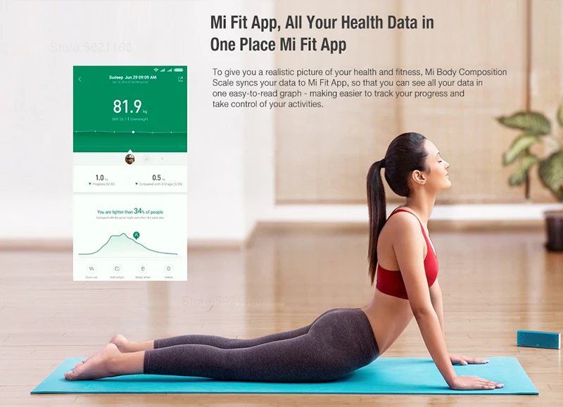 XIAOMI MIJIA Mi весы анализатор тела 2 умный жир, весы для ванной цифровой электронный светодиодный экран баланс приложение анализ данных