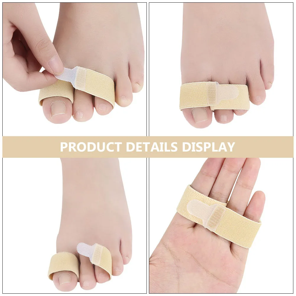 

10pcs Toe Separator Finger Brace Splint Support Finger Toe Splint Wraps Separator for Finger Foot Care Tool Pain Relief
