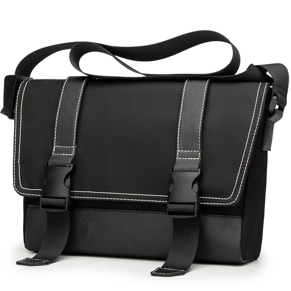 

Men's Bag Flap Pocket Waterproof Soft Oxford Crossbody Bags Zipper Solid Color Leisure Travel Outdoor Shoulder Messenger Bag