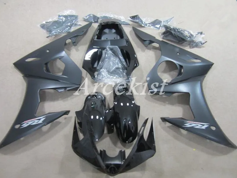 

Новый ABS весь Мотоцикл Обтекатели Наборы подходит для YZF-R6 r6 2003 2004 2005 03 04 05 изготовленный на заказ Бесплатная черная глянцевая матовая взрыво...