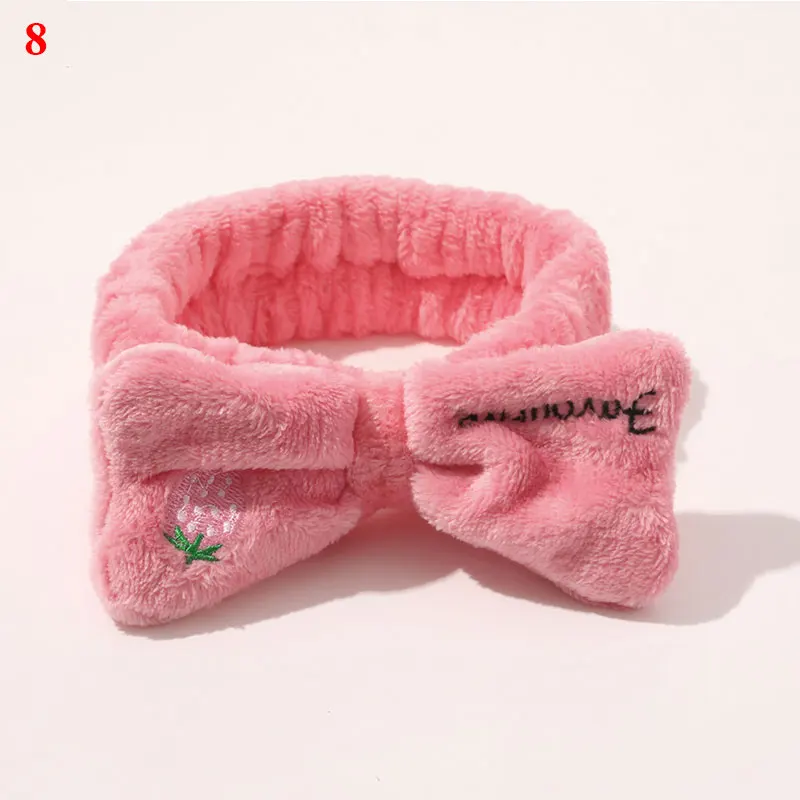 

Coral Fleece Hairbands Soft Plush Headband Makeup Wash Face Turban Fashion Women Hair Accessories Cute Elastic Headwrap