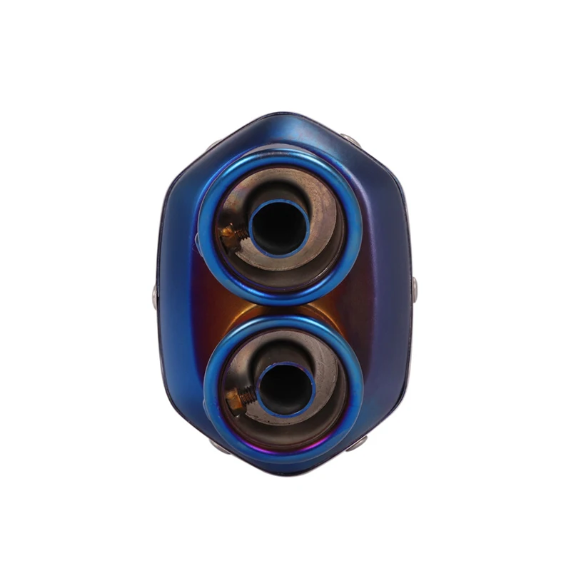 Универсальный выхлопной глушитель для мотоцикла с двумя отверстиями 51 мм