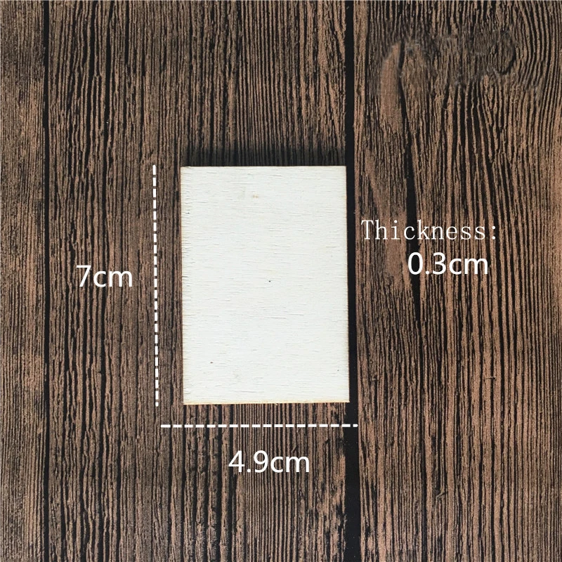 20 шт креативное пустое дерево доска для рукоделия DIY живопись детская ручная