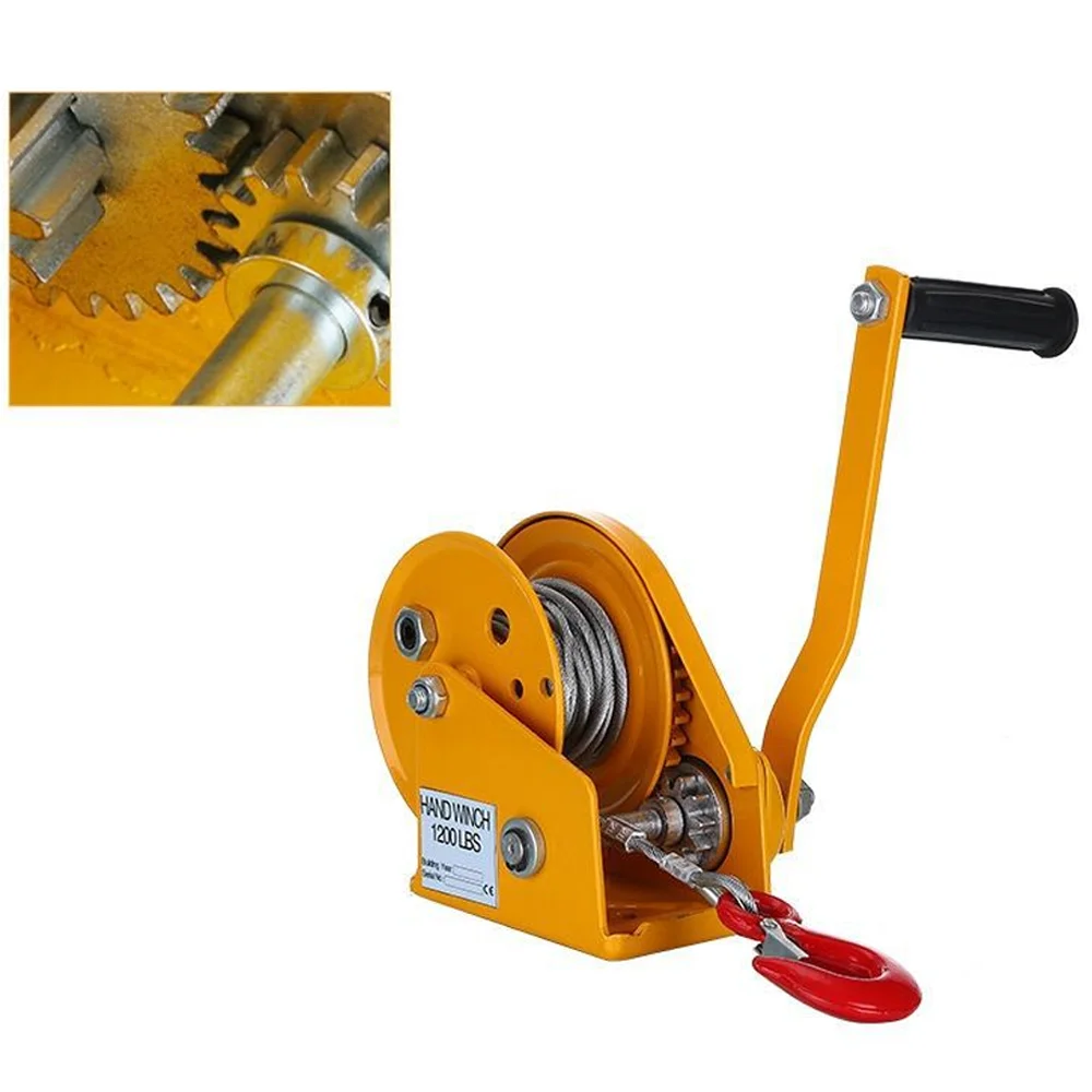 Ручная лебедка двусторонняя самоблокирующаяся подъемная тыква ручная