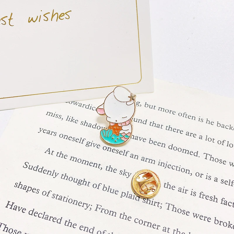 Детская джинсовая рубашка с эмалированными булавками | Украшения и аксессуары