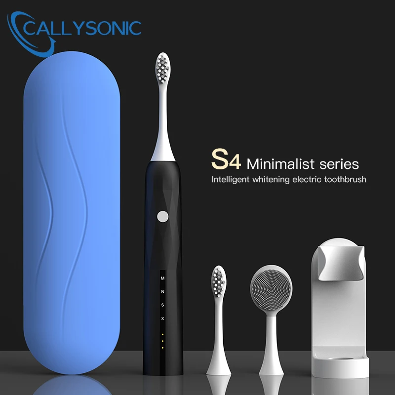 

Электрическая зубная щетка CALLYSONIC, аккумуляторная, 4 режима, зарядка от USB