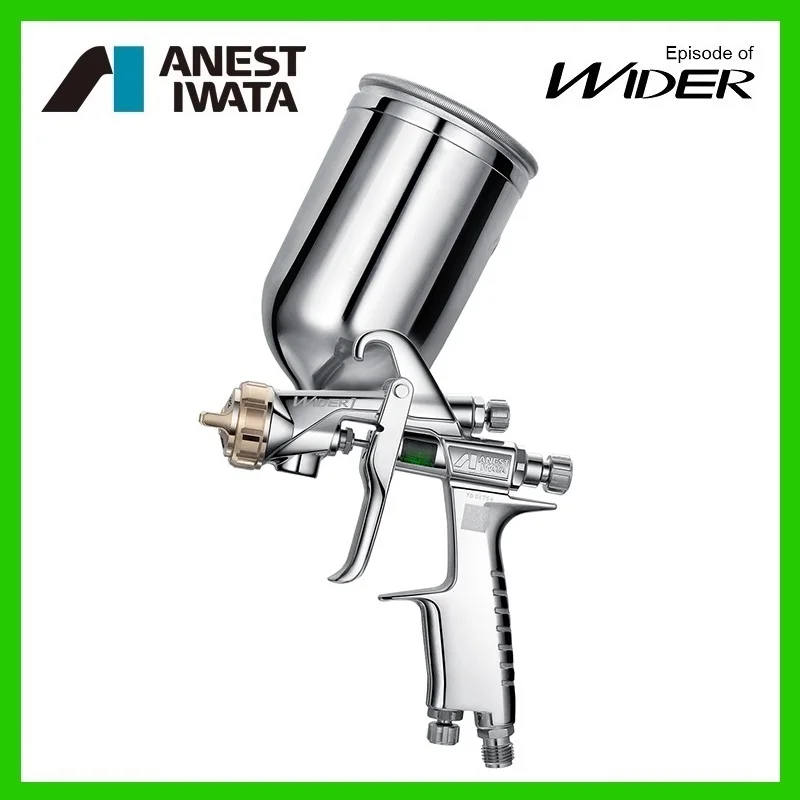 Японский оригинальный пистолет для распыления краски Anest Iwata W 101 Wider1 Новый пистолет W-101 для окраски автомобилей и мебели с баком для краски W101.