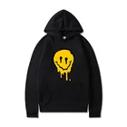 Модная толстовка с мультяшным аниме смайликом, мужские свободные пуловеры, повседневные топы, Толстовка Оверсайз с капюшоном, женские стандартные толстовки, топы