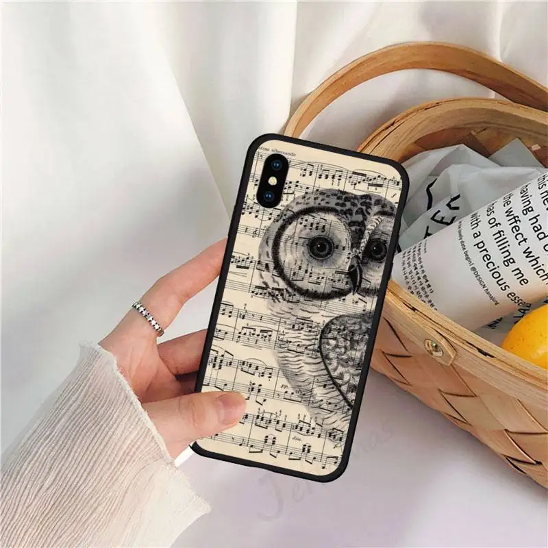 

Cute Owl Cartoon bird Phone Case for iPhone 11 12 pro XS MAX 8 7 6 6S Plus X 5S SE 2020 XR