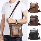 Мужская сумка-тоут, модная винтажная кожаная сумка-мессенджер, мужская сумка через плечо, деловые сумки для мужчин