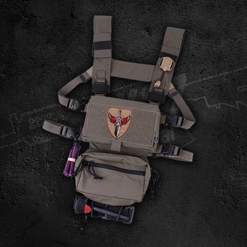 3 шт. нашивка с вышивкой военный волк Боевая тактическая Волшебная повязка на