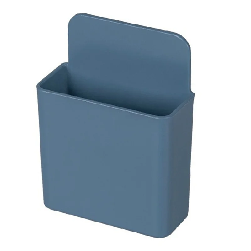 

Remote Control Holder Case Wall Mount Storage Box Receiving Box Mobile Phone Plug Holder Eliminates Need To Drill Holes In Wall