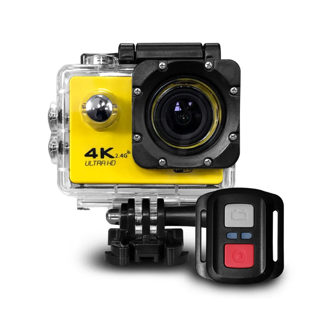 

Waterproof sports dv HD 4K sports camera with remote wifi outdoor diving deportiva 2 inch f60 waterproof sports camera 1080P cam