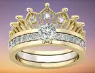 Регулируемое кольцо с короной, Женское кольцо, модные кольца для женщин, модные ювелирные изделия, обручальные кольца для женщин, ювелирные изделия для женщин