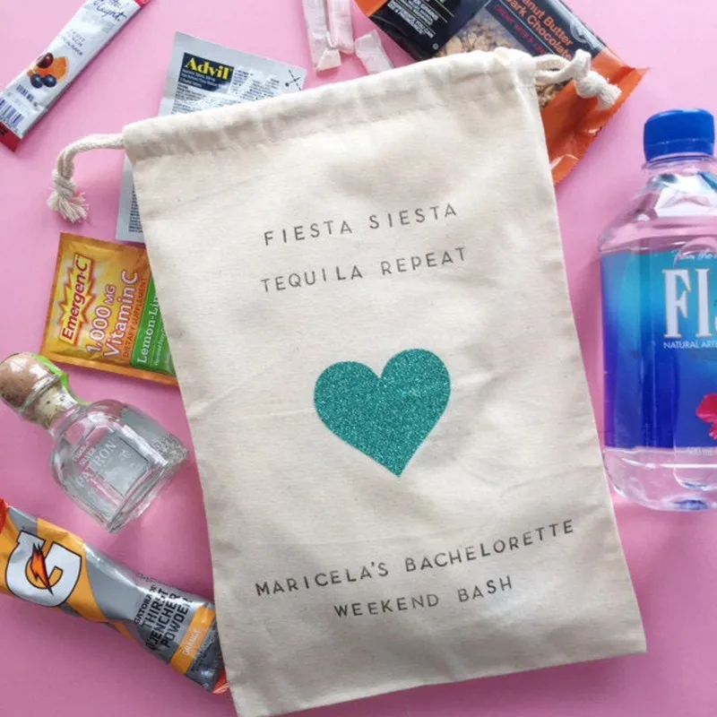 Блестящий Подарочный пакет в форме сердца индивидуальные сумочки для сувениров