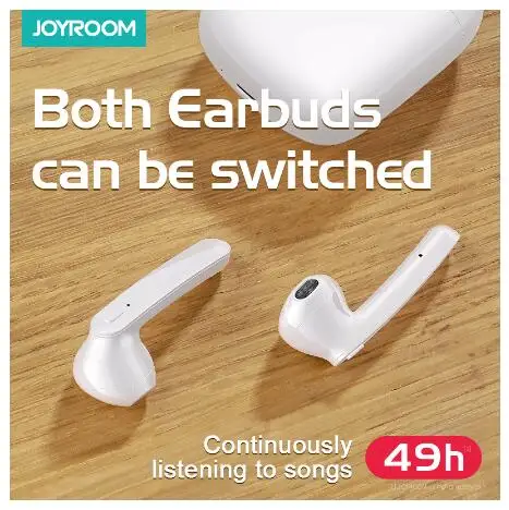 Joyroom T04S Bluetooth TWS наушники истинные беспроводные 6D стерео спортивные с зарядным