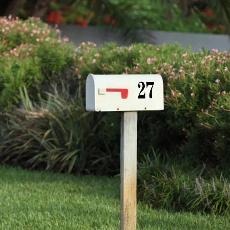 5 листов водонепроницаемые наклейки с номером почтового ящика | Дом и сад