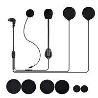 fodsports headset earphone with microphone for fx6 motorcycle helmet bluetooth intercom