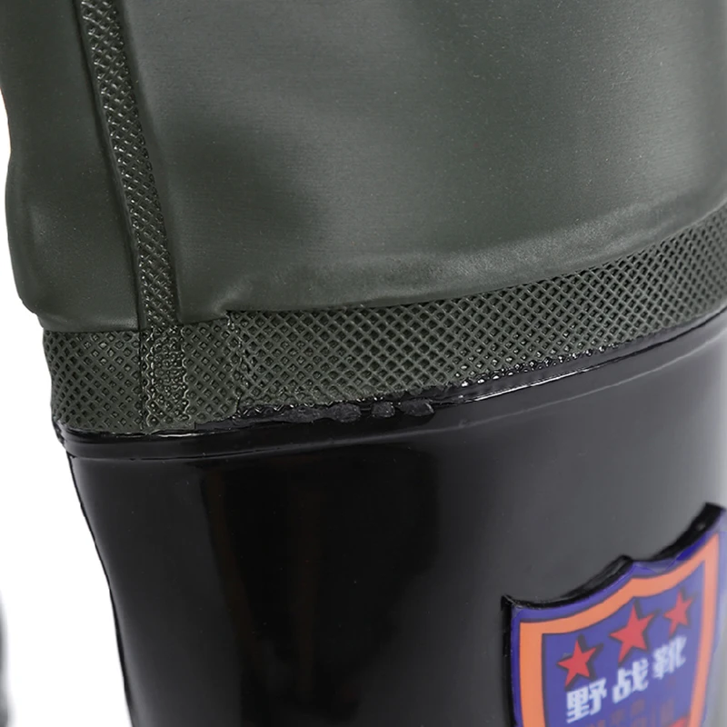 New knee-high rain boots men fishing bot rubber | Обувь