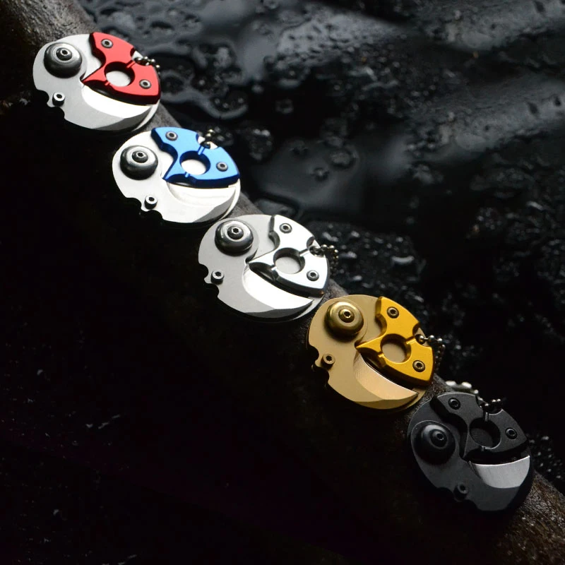 1 шт. для повседневного использования отделение монет брелок нож Открытый лагерь