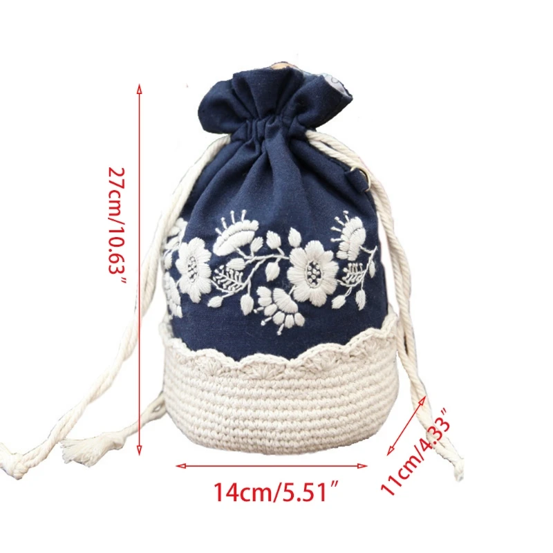 

DIY Embroidery Flower Tree Purse Women Bag Needlework Sewing Cross Stitch Chinese Style Coin Purses Vintage
