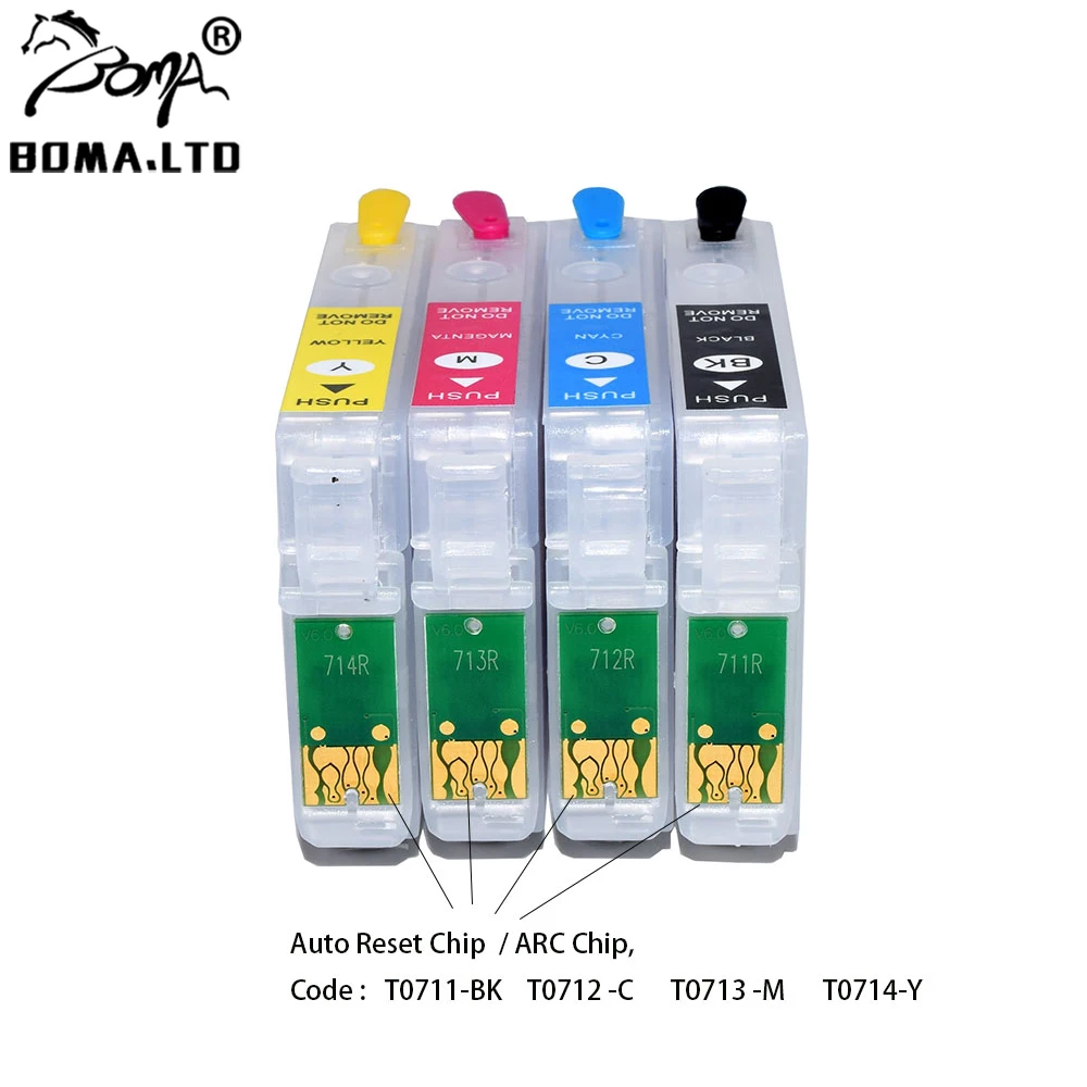 BOMA.LTD T129 сброс чипа ARC объемный чернильный картридж для EPSON WF-7515 WF-7525 WF-7015 WF-3010DW