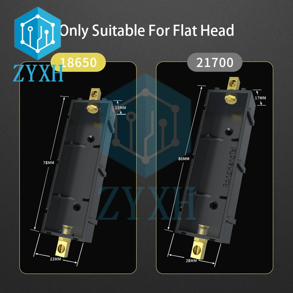 10PCS 18650 Battery Storage Box Free Welding Series/Parallel Connection Unlimited Stitching DIY Case ABS Holder Socket - купить по