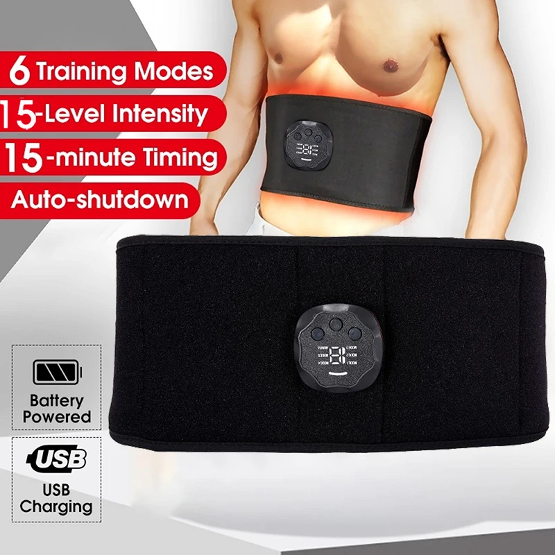 Интеллигентая (ый) унисекс USB Перезаряжаемые EMS Фитнес пуш-ап бюстгальтер с