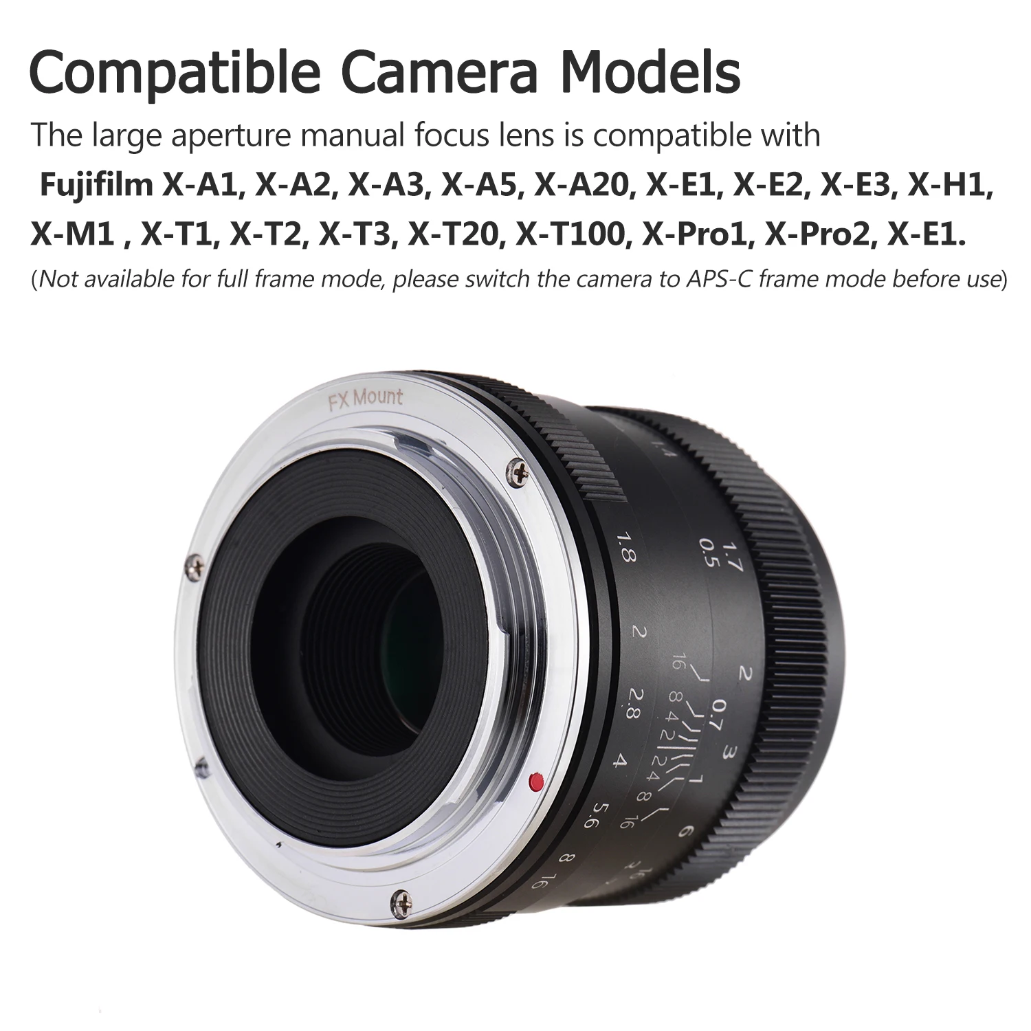 Andoer 50 мм F1.8 цифровой Камера объектив фотографии с широкой диафрагмой и