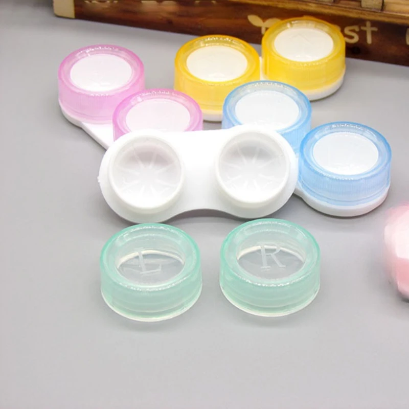 

Contact Lens Box Small Glasses Cosmetic Portable Lens Case Eye Care Box Women Men Cosmetic Travel Kit Holder Eyewear Bag