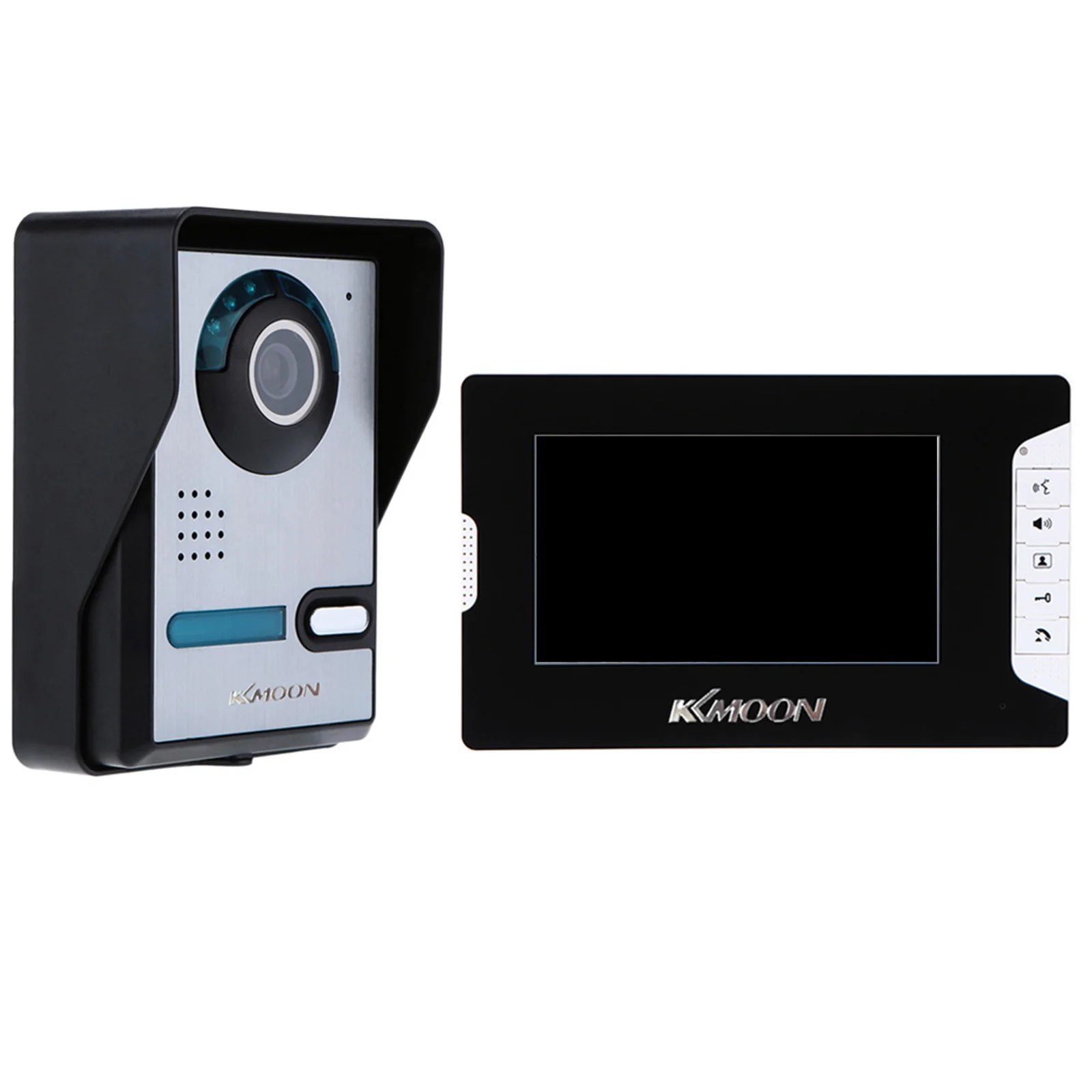 

Video Intercom Wired Video Door Phone Doorbell With 7- Inch Color Monitor And Waterproof Doorbell Support Unlock
