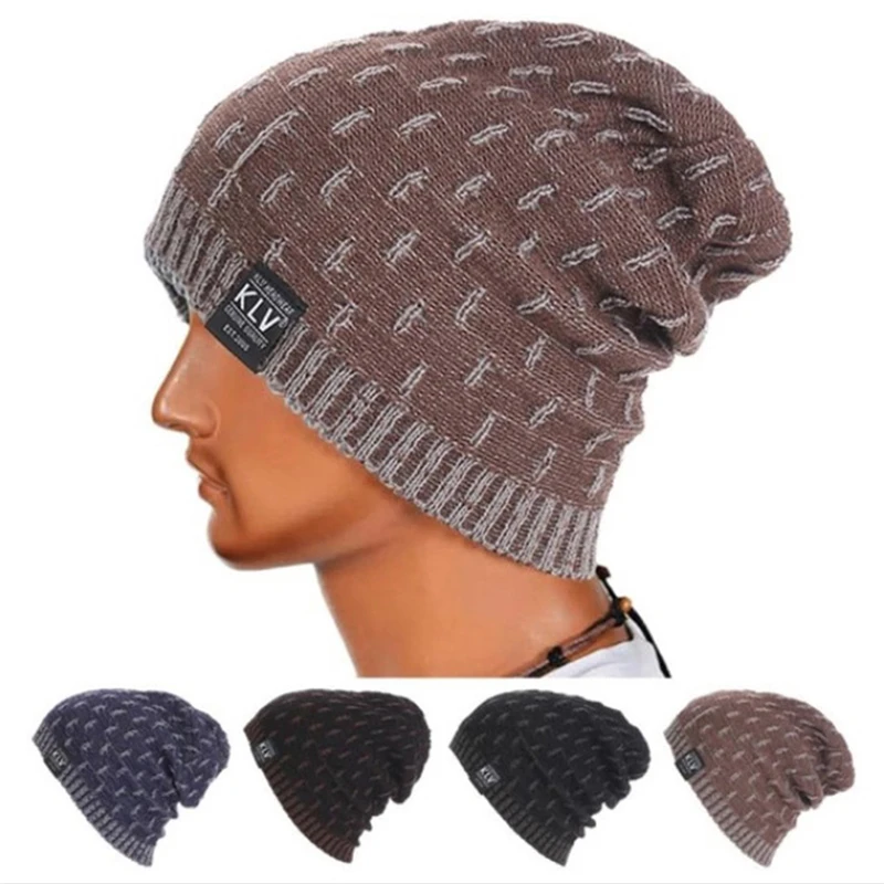 

Winter Hats For Men Women Bonnet Fashion Caps Warm Baggy Soft Brand Cap Beanie Men's Hat Skullies Beanies Men Knitted Hat