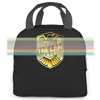 judge dredd i am the law horror action movie cool women men portable insulated lunch bag adult