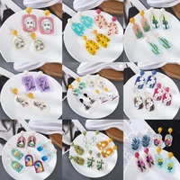 hanging earrings for women 2021 trend india fashion acrylic studs drop earring vintage korean ear jewelry christmas gifts anillo