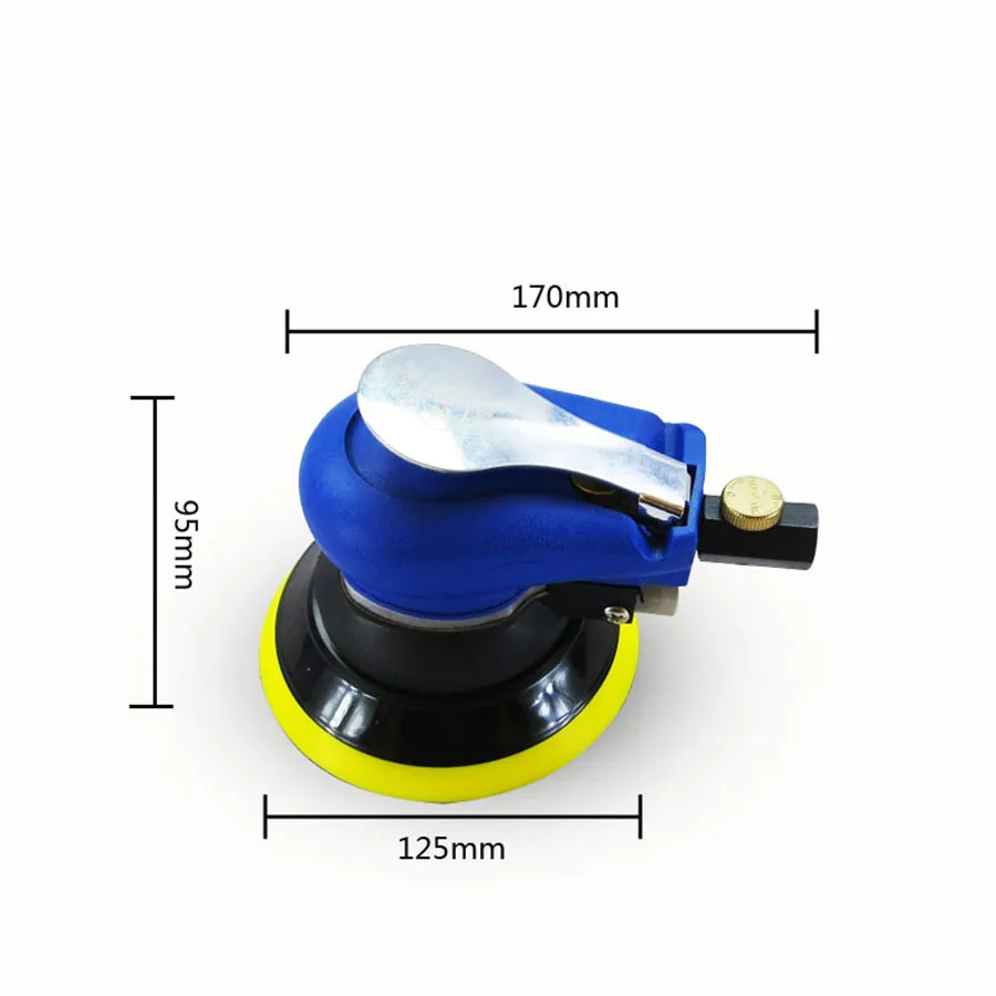 Шлифовальная машинка 5 дюймов непылепоглощающая матовая поверхность круглая