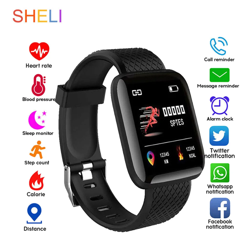 Смарт часы для мужчин и женщин спортивный смарт браслет пульсометр монитор