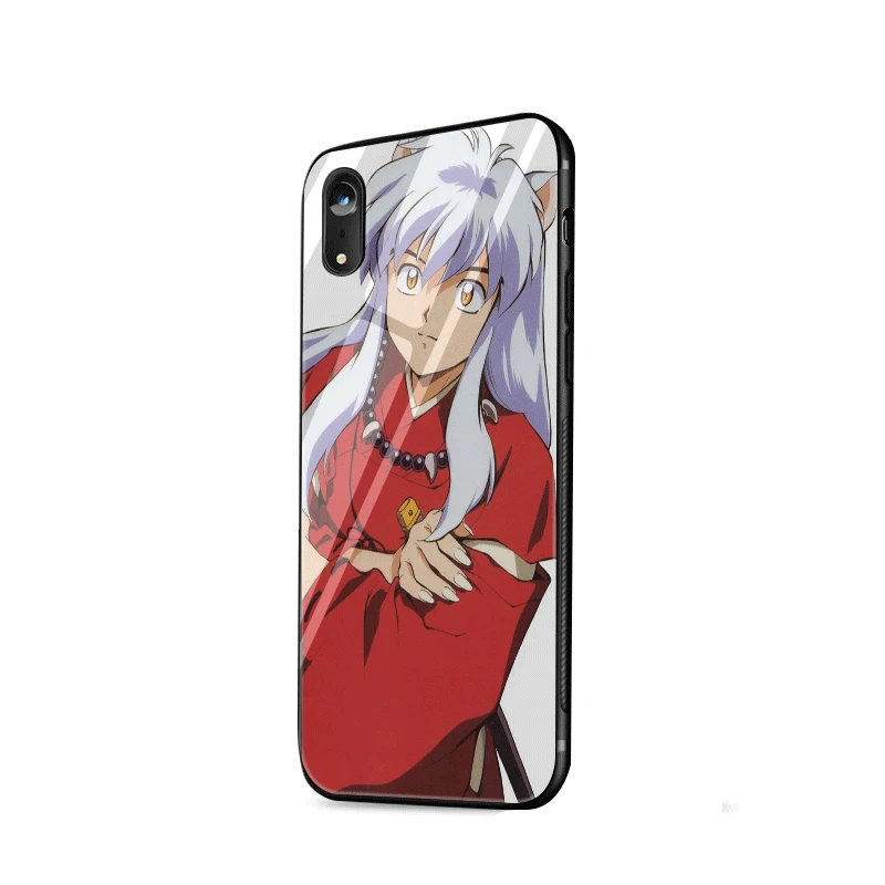 Anime Comic Inuyasha Tempered Glass phone case For iPhone 11 Pro Max SE 2020 6 6s 7 8 Plus X XS XR 5 5s Cover | Мобильные телефоны
