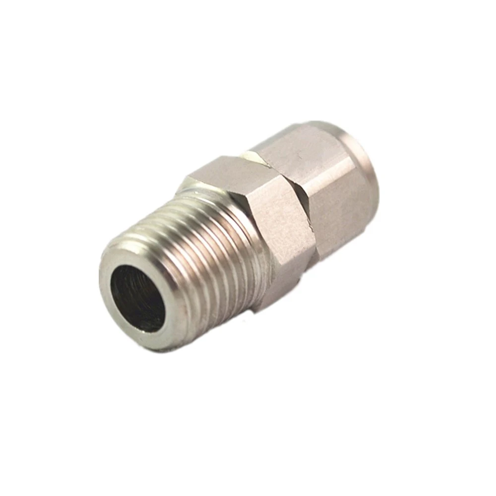 1 шт. SS304 нержавеющая сталь BSP 1/4 &quotнаружная резьба 8 мм OD труба наконечник