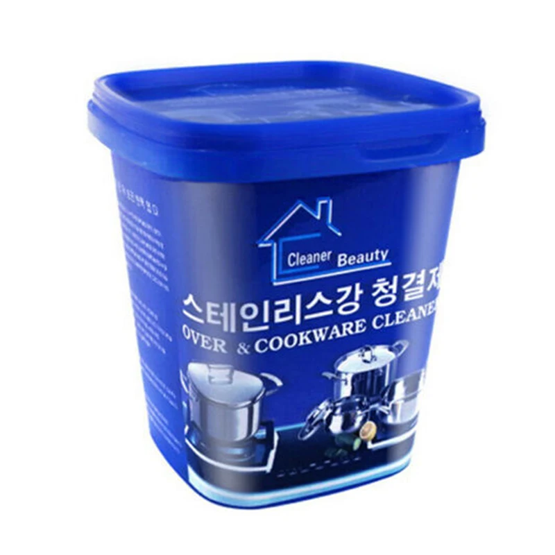 

Magical Stainless Steel Cookware Kitchen Cleaner Strong Detergent Cream JA55