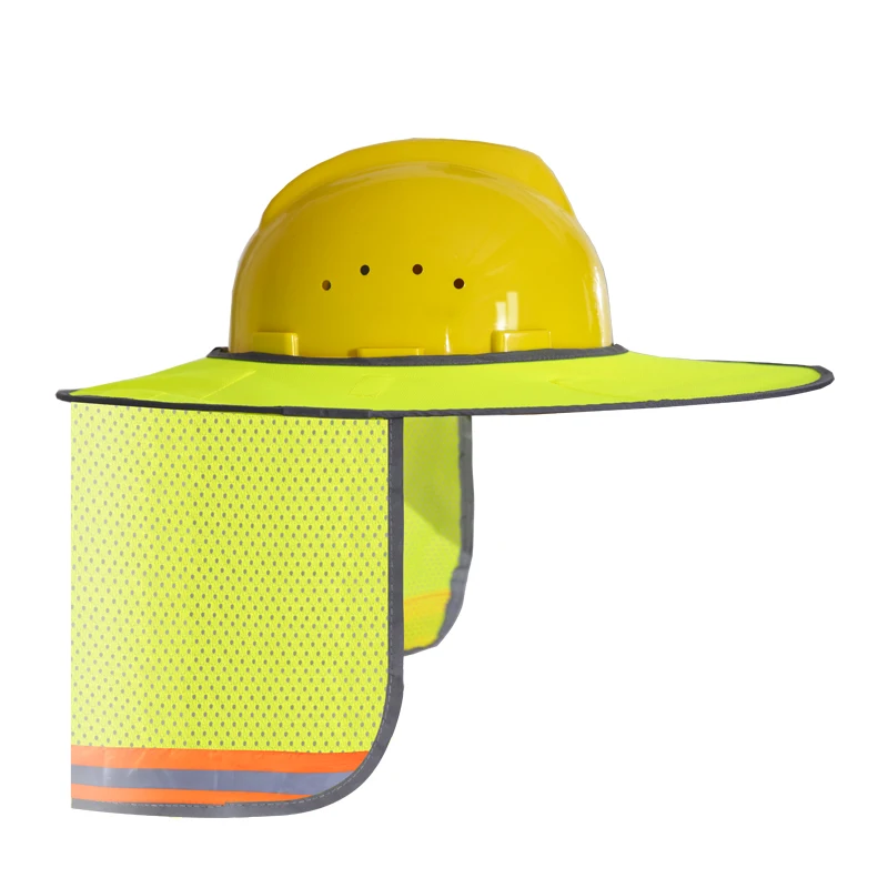 Safurance Reflective Stripe Neck Shield Safety Hard Hat Cap Sun Shade Protective Helmets Workplace Safety