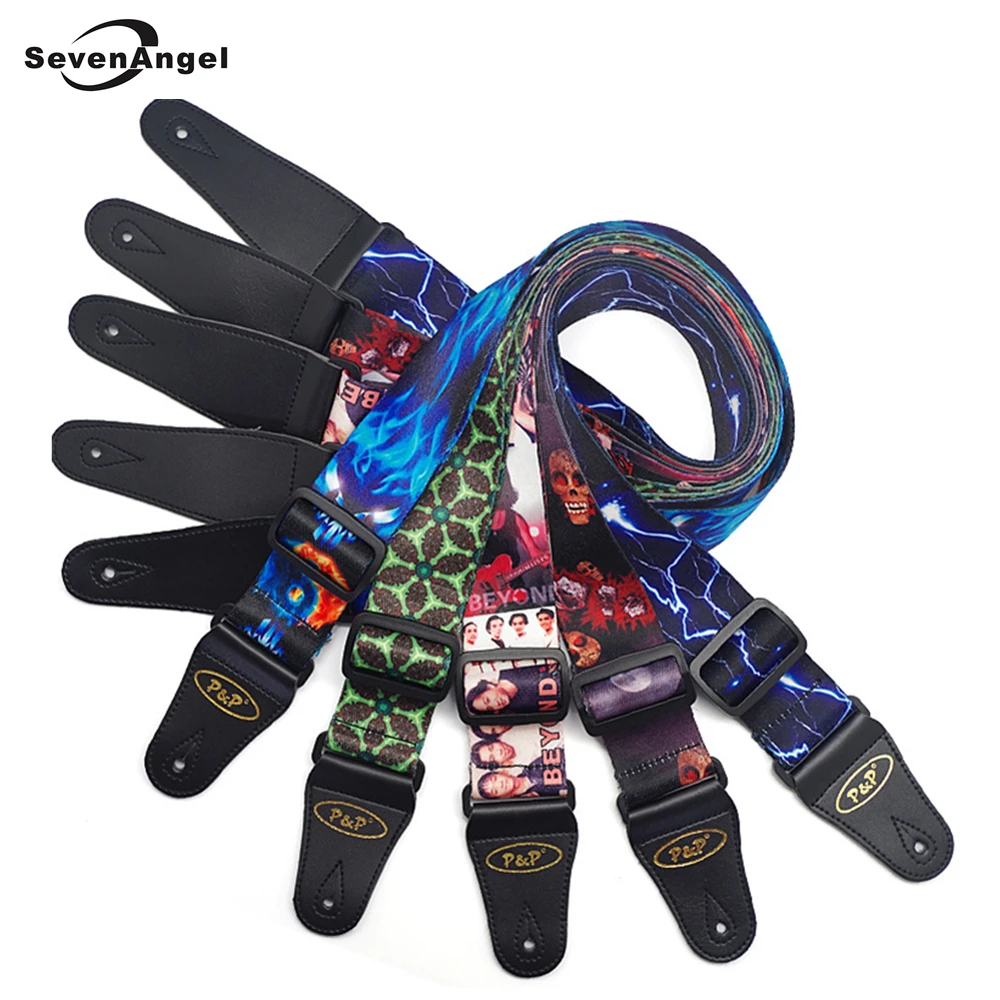 Регулируемый ремень для акустической и бас гитары 5 см|Детали аксессуары гитар| |