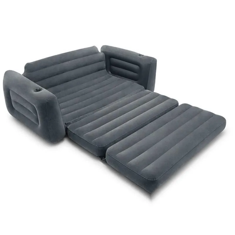 Multifunction Modern Outdoor Garden Sofas Lounger Inflatable Bed Deck Chairs For Travel Beach Chaise Fold Bedroom Furniture | Мебель