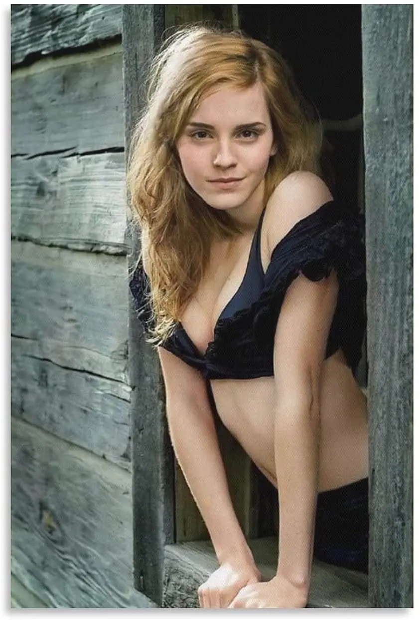 

Emma Watson Sexy Star Poster Poster Decorative Painting Canvas Wall Art Living Room Posters Bedroom Painting