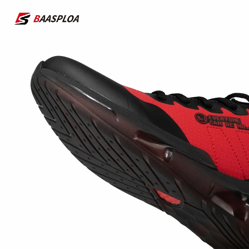 Baasploa 2021 New Arrival Men Sport Running Shoes Non-slip Wear-resistant Casual Shoes Lightweight Male Fashion Walking Shoes