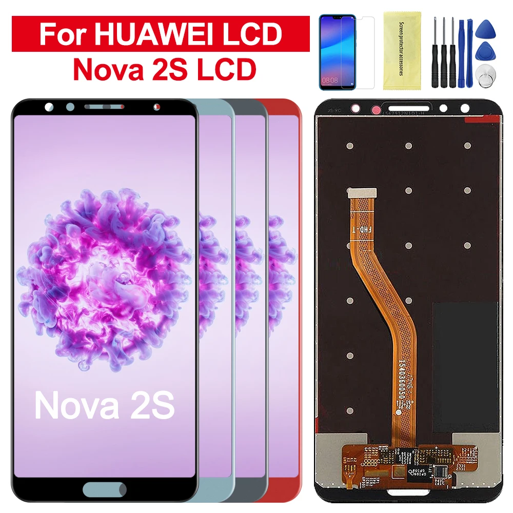 6 0 &quotдисплей для Huawei nova 2s ЖК-дисплей сенсорный экран дигитайзер аксессуар замена