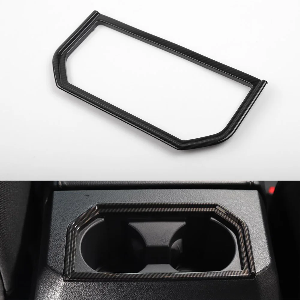 

For Ford F150 2016 Up Car Water Cup Holder Frame Trim ABS Car Accessories