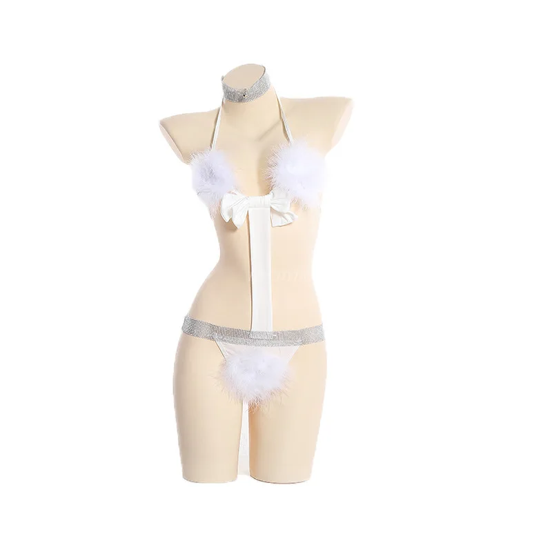 Женское Прозрачное Кружевное боди с принтом кролика | Тематическая одежда и